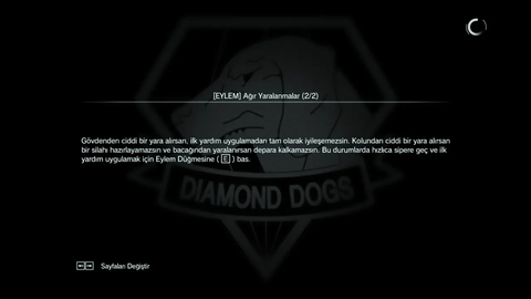 Metal Gear Solid V: The Phantom Pain Türkçe Yama - 2026