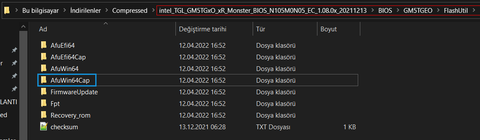 MONSTER NOTEBOOK ABRA BİOS/EC GÜNCELLEME