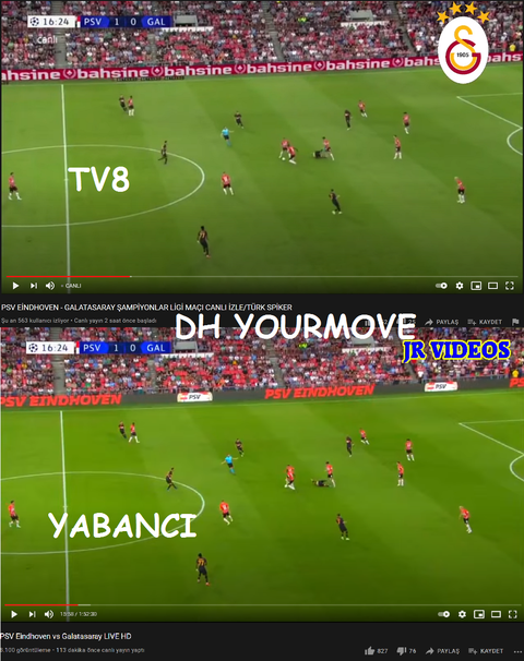 TV8'deki PSV - GALATASARAY Maç Yayınında Yasadışı Bahis Sitesi Reklamı Yayınladı! Edit: CEZA KESİLDİ