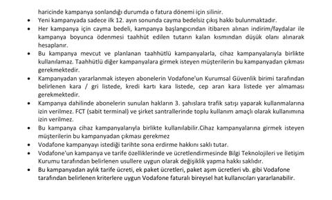 Vodafone Sınırsız Tarifeler 2023 - Yeni Bilgiler ve Fiyatları