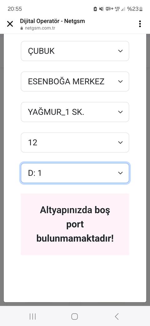 ALT YAPI REZALETİ TTNET