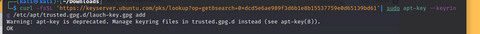 apt key is deprecated