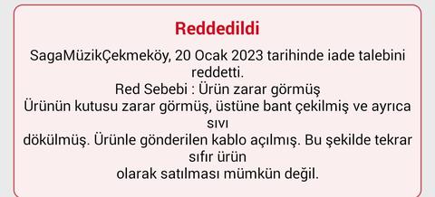 [ÇÖZÜLDÜ] N11 rezaleti: mağaza yalan ifade ile iadeyi reddetti