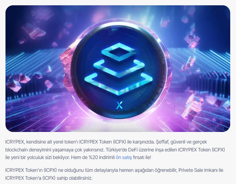 ICRYPEX - ICPX Token / Listelendi