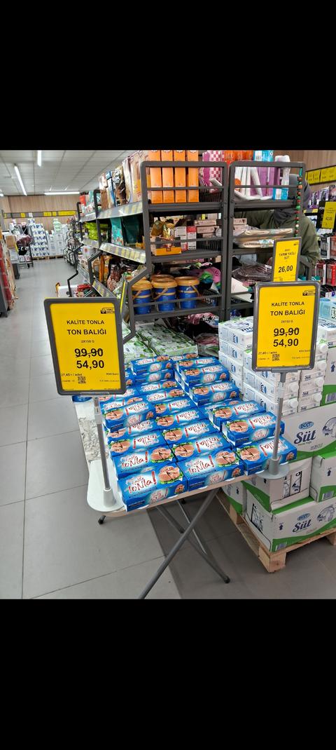 Bim Ton Balığı 2 x 150 Bölgesel yanıyor gibi 54,90