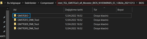 MONSTER NOTEBOOK ABRA BİOS/EC GÜNCELLEME