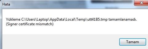 Laptop hata uyarıları ve kapanma sorunu