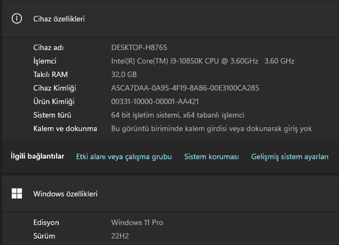 Windows 11 23H2 REHBER | 31 EKİM 22631.2506 | Faydalı Anlatımlar, Yeni Haberler [ANA KONU]