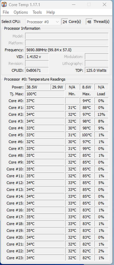 ★★★ İ9 13900K-KF & İ7 13700K-KF & İ5 13600K-KF ★★★ Test & Isı & O.c Değerleri Paylaşım