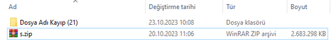 Zip'li dosya içinde başka dosya(lar) gizleme hakkında yardım lazım
