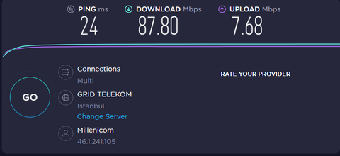 Millenicom Sınırsız Kampanyalar (16 - 35 - 100 mbps)