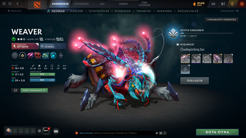 Dota 2 Dolu Account Satılık. 4 Arcana 2 Persona ve Ekstra Item'lar