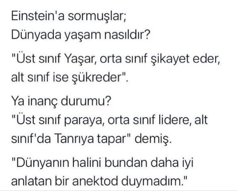 Einstein sormuşlar