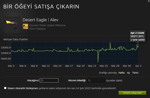 85k TL değerinde envanter satılık ( %75 ) - değerli skinler