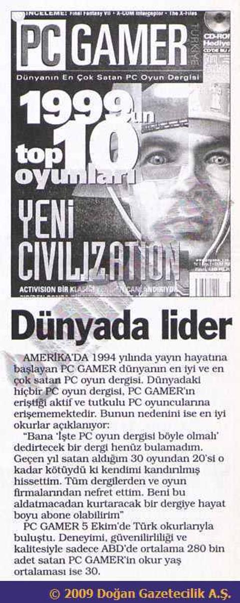 Türkiye'de Çıkmış Tüm Oyun Dergileri