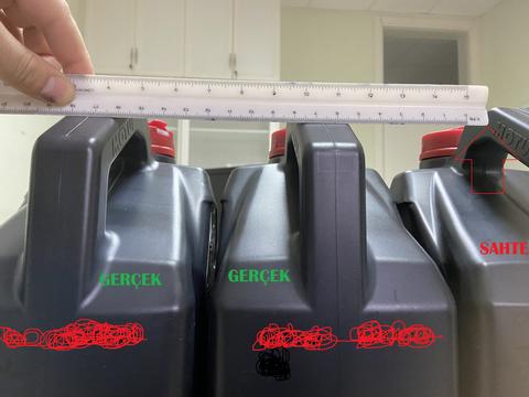 MOTUL SPECIFIC RN 0720 SAHTE VE ORJİNAL YAĞ BİDONU ARASINDAKİ FARKLAR