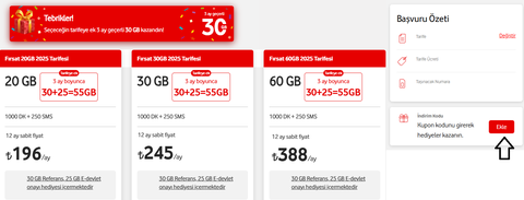 Vodafone Link AT 58 GB - Ev İnterneti 500TL Kazan Referans Konusu