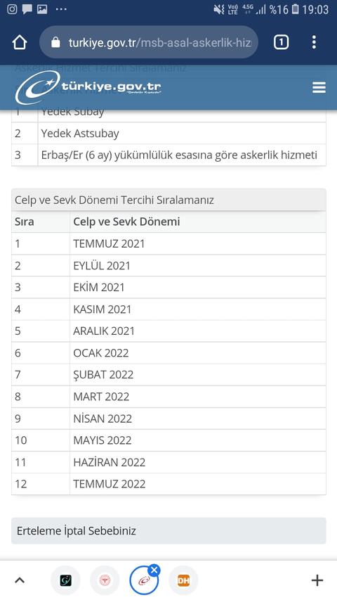 Hizmet Tercihi Güncelledim Celp Tarihim Değişti mi?