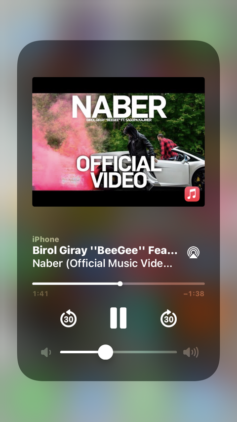 İphone müzik çalar sorunu