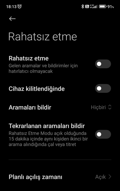 Redmi Note 10 Pro &amp;quot;planlı açılış zamanı&amp;quot; Çözüldü !!! !!!