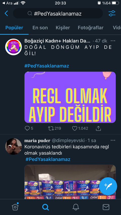 Kadın pedi hangi sebeple yasaklanabilir ?