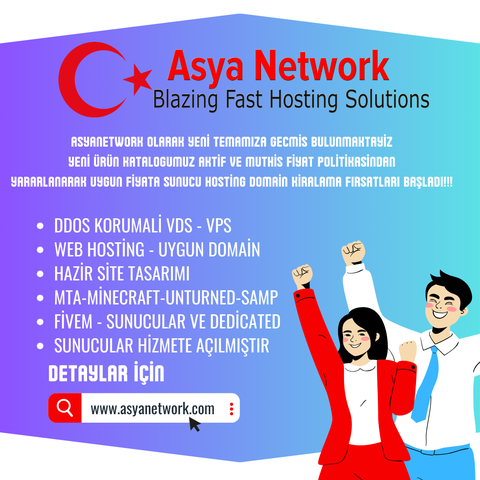 ⚡ AsyaNetwork.COM | Yeni Temasıyla| Hosting & Domain| SENELİK HEDİYE| KAMPANYASI 🔥 ⭐