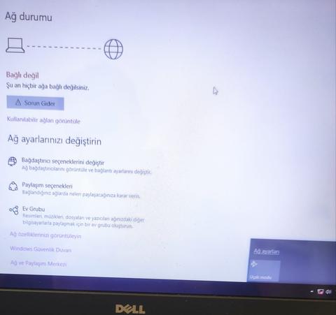 Devamlı Wifi Bağlantı Kopması Dell 3545 - Windows 10