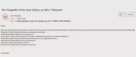 Zorlu Holding'de Ramazan krizi! - Cem Köksal beraat etti