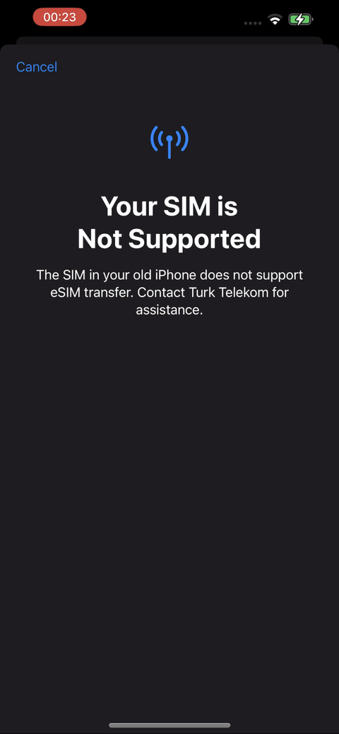 Türk Telekom Mobil eSim taşıma (taşınamama)