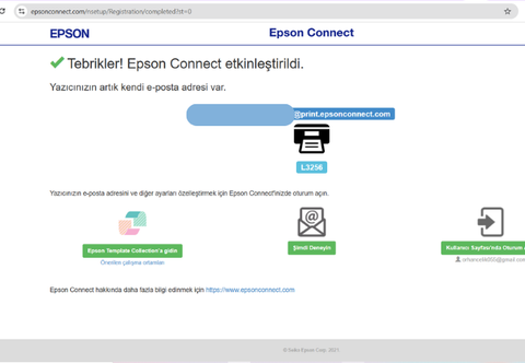 Epson 3250 den wi fi ile çıktı alma.