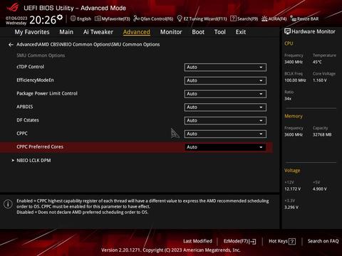 5800x3d ve Zen3 Curve Optimizer - ComboV2PI 1.2.0.B Bios