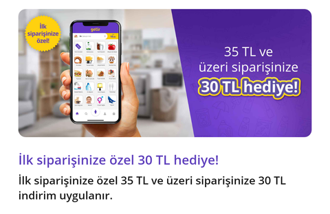 Getir Onaylı Hesaplar (35/30 İndirim)