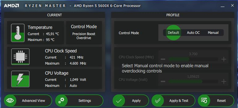 Ryzen 5 5600x stock fan ile 85 derece