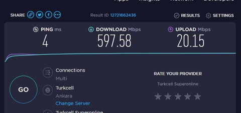 Superonline kablosuz 100mbps hız alabilmek mümkün mü?