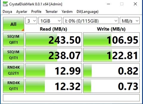  FLASH DISK TEST BAŞLIĞI!!!