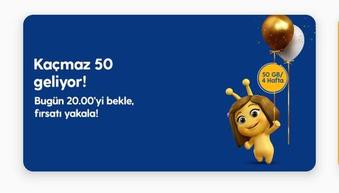 Turkcell Kaçmaz 50