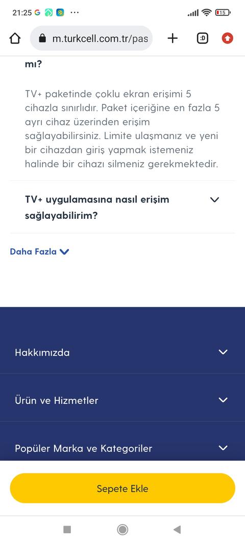 Tv+ Premium Ortak Üyelik (Doldu)