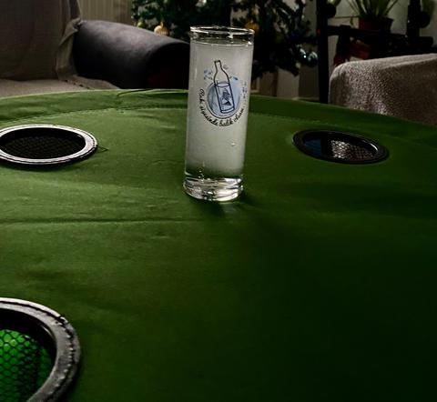 226tl-Katlanır Kamp Masası 71 cm Yeşil bardaklı