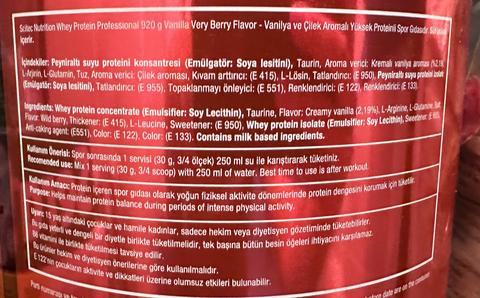 Suplementler de ki katkı (e) maddeleri