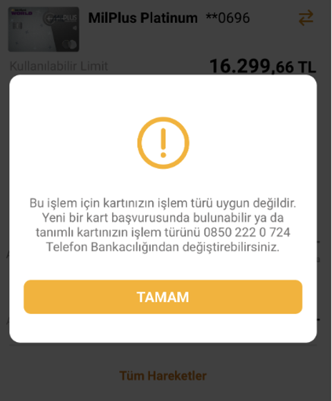 Vakıfbank MilPlus & MilPlus Platinum | Ana Konu