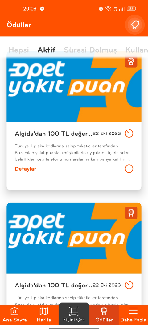 Bedava 440TL Akaryakıt ya da Dondurma&Kek&Sakız&Şekerleme (Opet+ Çekkazan içerir)