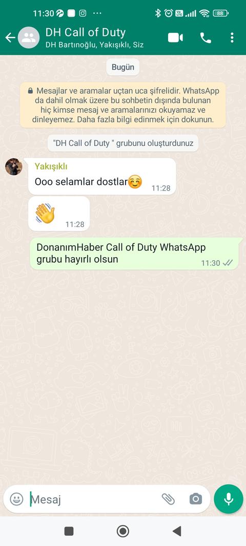 DH Call of Duty Whatsapp Grubu