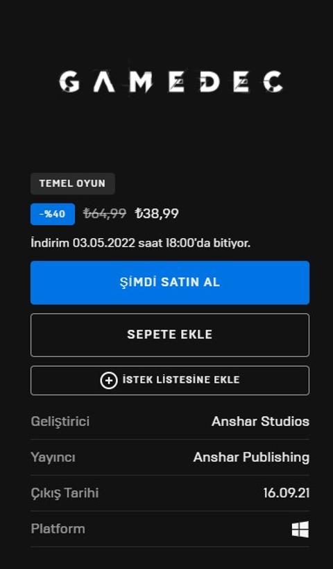 Gamedec Resmi Türkçe Dil Desteği İçin Her Şey Size Bağlı! [BAŞARDIK]