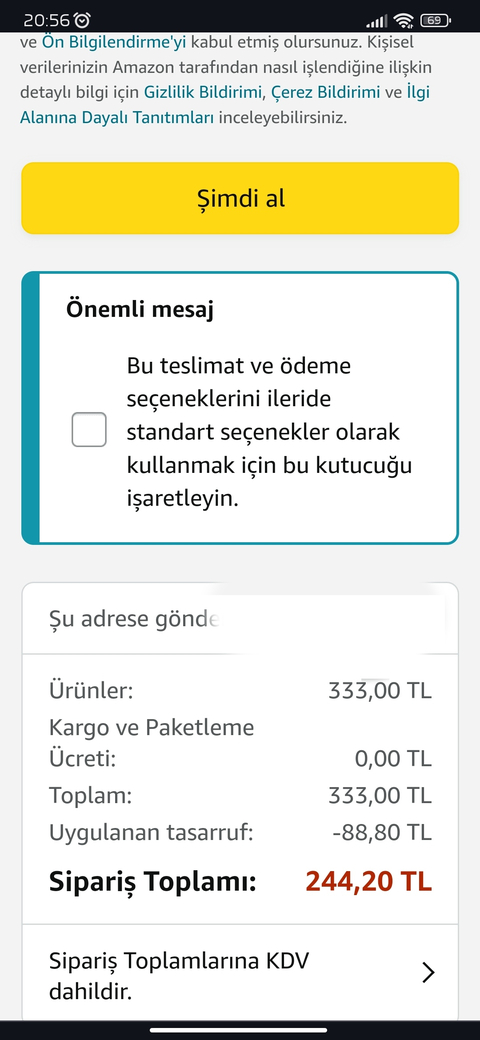 Clear 350 ml şampuan tanesi 40.7 tl geliyor(amazon prime içerir)