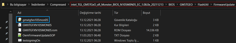 MONSTER NOTEBOOK ABRA BİOS/EC GÜNCELLEME