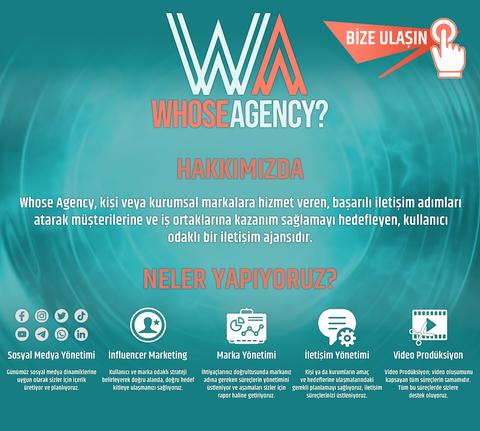 Sosyal Medya ve İnfluencer Marketing Ajansı | Whose Agency