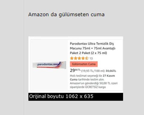 [BİTTİ] Amazon TR - Gülümseten Cuma Haftası (Black Friday) | 20-27 Kasım