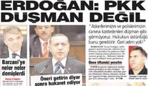 Erdoğan: PKK düşman değil