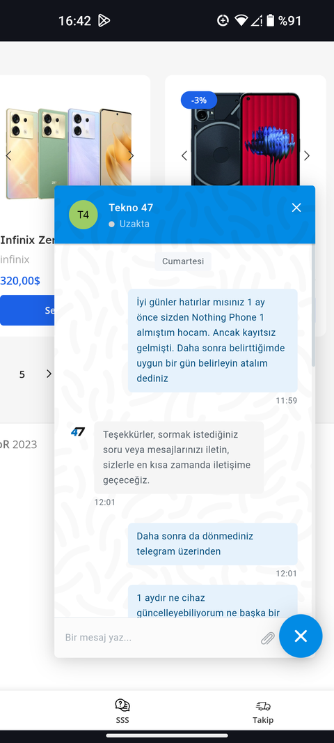Ahmet Mardin, Tekno 47 Satıcısından Uzak durun