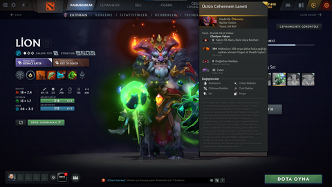 Dota 2 Dolu Account Satılık. 4 Arcana 2 Persona ve Ekstra Item'lar